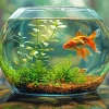 Goldfish In A Bowl Diamond Painting