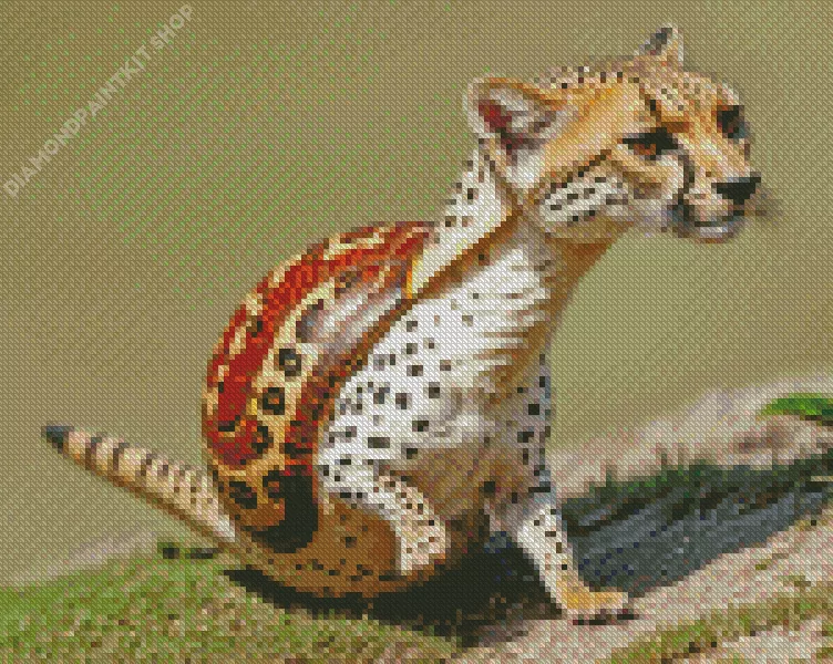 hybrid cheetah Diamond Paintings Hybrid Cheetah Diamond Painting