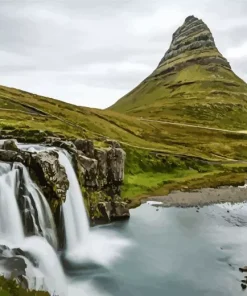 Iceland Kirkjufell Mountain Diamond Painting