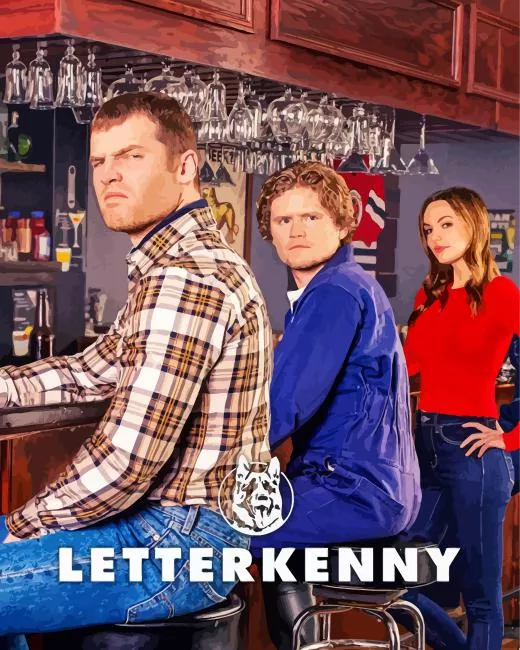 letterkenny sitcom poster Diamond Paints Letterkenny Sitcom Poster Diamond Painting