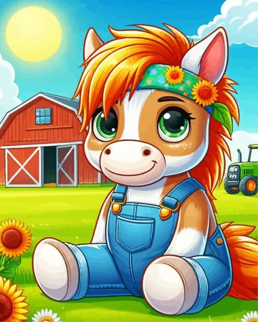 little horse animal Diamond Dotz Little Horse Animal Diamond Painting