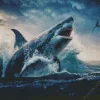 Megalodon Shark Diamond Painting