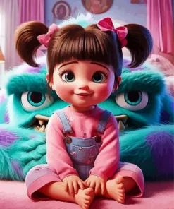 Monster University Boo Diamond Painting
