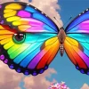 Rainbow Butterfly Diamond Painting