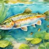 Rainbow Trout Fish Diamond Painting