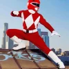 Red Power Ranger Diamond Painting