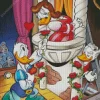 Romantic Donald Duck With Daisy Diamond Painting