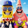 Spongebob And Patrick Diamond Painting