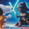 Star Wars Snoopy Art Diamond Painting