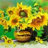 Sunflowers In A Vase Diamond Painting