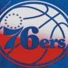 The 76ers Logo Diamond Painting