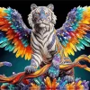 Tiger With Wings Diamond Painting