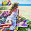 Woman By Howard Behrens Diamond Painting