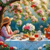 Breakfast In The Garden Diamond Painting
