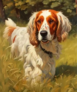 English Setter Dog Diamond Painting