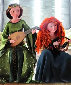 Queen Elinor And Merida Diamond Painting