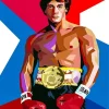 Rocky Boxer Sylvester Diamond Painting