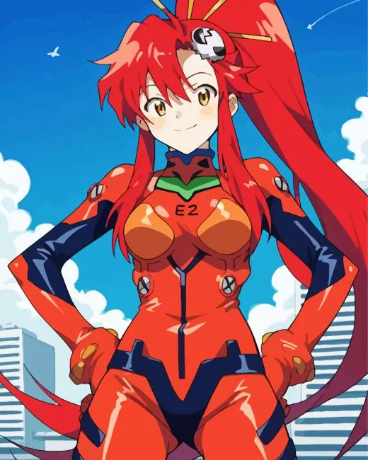 Yoko Littner Gurren Lagann Diamond Paintings Yoko Littner Gurren Lagann Diamond Painting