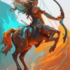 Female Centaur Art Diamond Painting