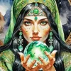 Female Fortune Teller Diamond Painting