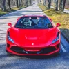 Ferrari Red Car Diamond Painting