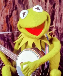 Kermit Playing Banjo Diamond Painting