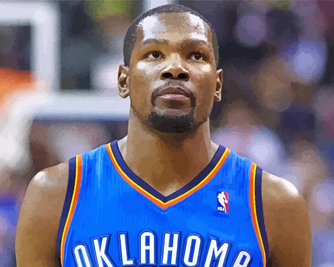 kevin durant Diamond By Numbers Kevin Durant Diamond Painting