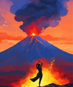 Lava Lady Diamond Painting