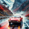 Vintage Ferrari Car Diamond Painting