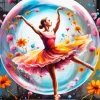 Bubble Ballerina Diamond Painting