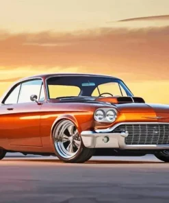 Classic Brown Car Diamond Painting