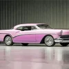 Classic Pink Buick Car Diamond Painting
