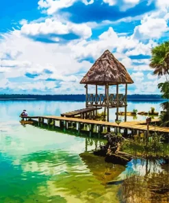 Guatemala Lachua Lake Diamond Painting