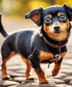 Brown And Black Chiweenie Diamond Painting