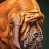 Brown Dog Face Diamond Painting