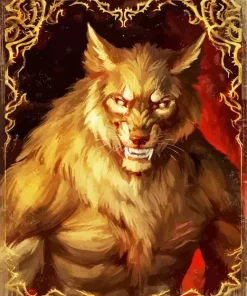 Brown Werewolf Diamond Painting