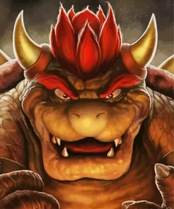 Bowser Mario Diamond Painting