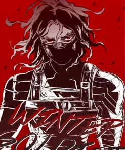 Bucky Barnes Anime Diamond Painting