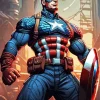 Buff Captain America Diamond Painting