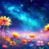 Flowers Magic Diamond Painting