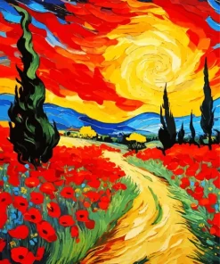 Flowers Vincent Van Gogh Art Diamond Painting