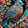 Folk Art Bird Diamond Painting