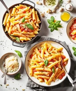 Food Aesthetic Pasta Diamond Painting