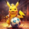 Football Pikachu Diamond Painting