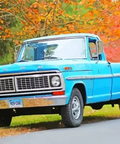 Ford Orange Diamond Painting