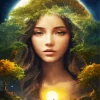 Forest Princess Art Diamond Painting