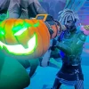 Fornite Pumpkin Diamond Painting