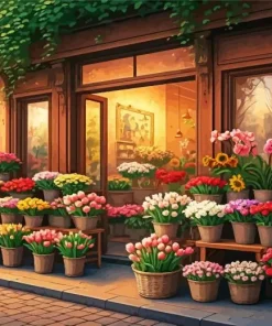 Gorgeous Flower Shop Diamond Painting