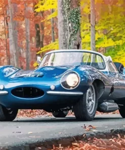Jaguar Xkss Car Diamond Painting
