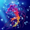 Jellyfish Galaxy Diamond Painting